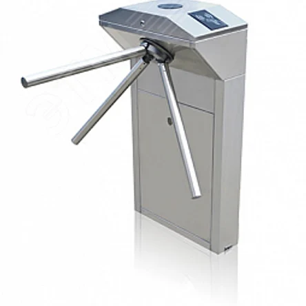 Турникет трехштанговый электромеханический, окрашенная сталь, индикаторы прохода, автоматическая система антипаники. ST-TS100 Smartec